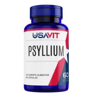 Psyllium - 500mg -60 cáps - Usavit