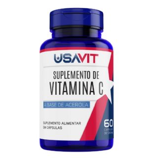 Suplemento de Vitamina C Acerola- 350mg -60 cáps - Usavit