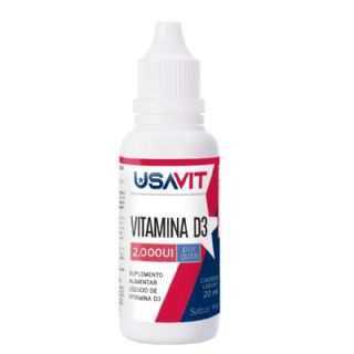 Vitamina D 3- 2000 UI- Gotas -20ml - Usavit
