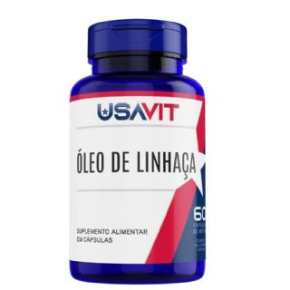 Óleo de Linhaça - 1450 mg -60 cáps - Usavit