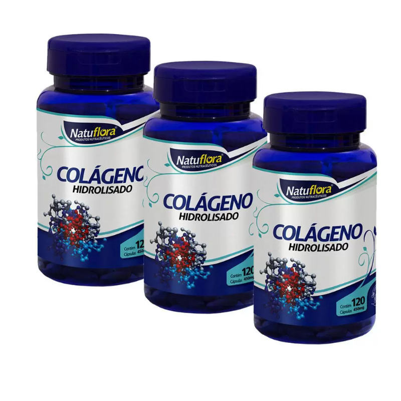 Colgeno Hidrolisado - Natuflora - 360 cpsulas - 450 mg