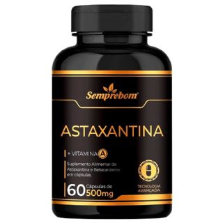 ASTAXANTINA  SEMPREBOM - 60 CAPSULAS - 500 mg