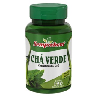 Chá Verde - Semprebom - 120 caps - 500 mg
