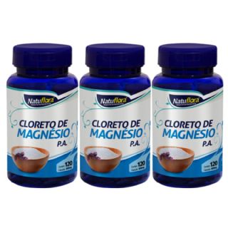 Cloreto de Magnésio - Natuflora - 360 cápsulas - 600 mg