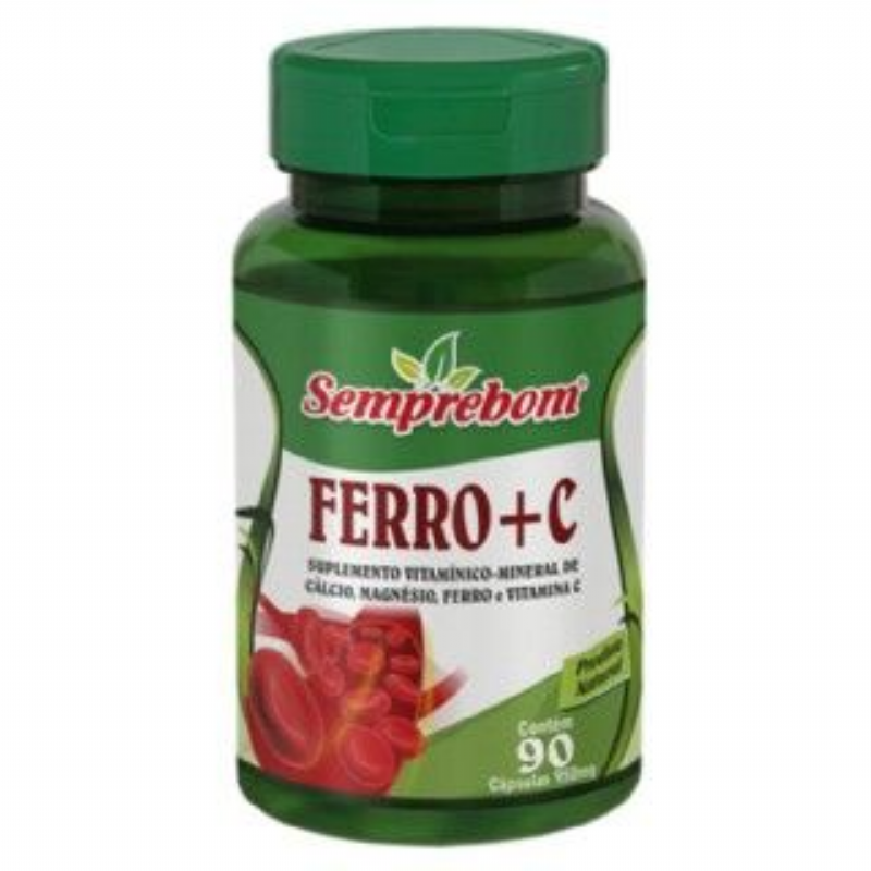 Ferro + C - Semprebom -  90 caps - 950 mg