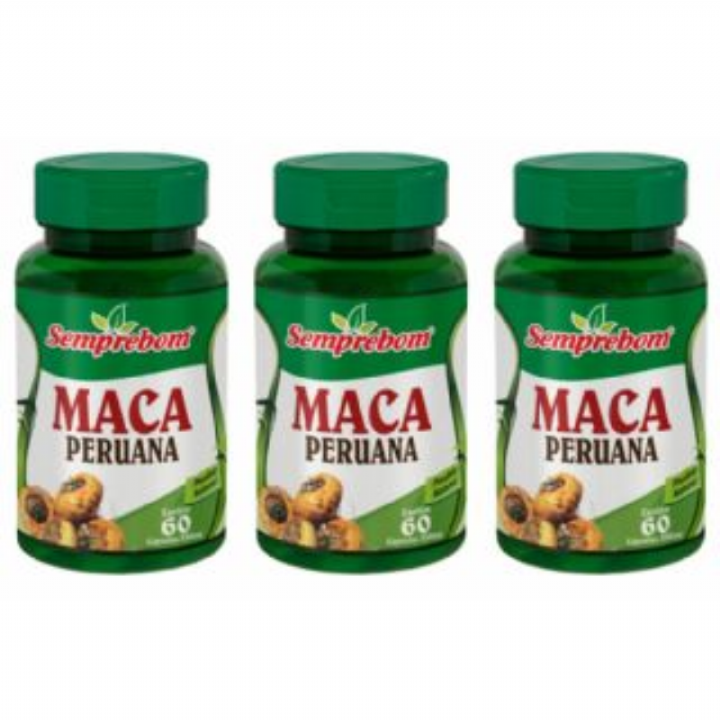 Maca Peruana - Semprebom - 180 caps - 500 mg
