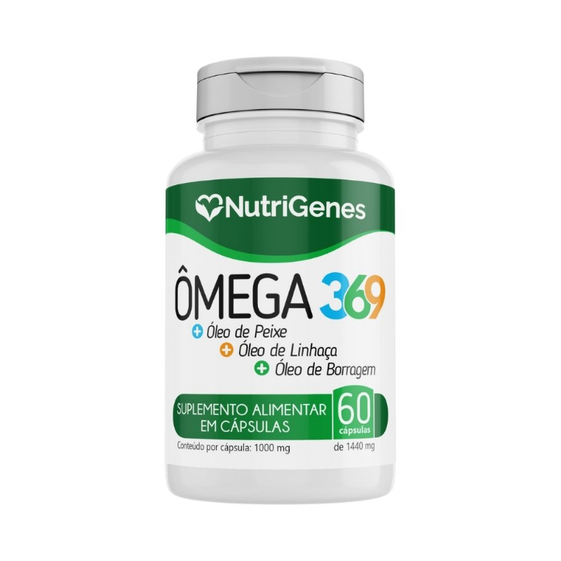 mega 3 , 6, 9 - 1440 Mg - 60 Cap - Nutrigenes