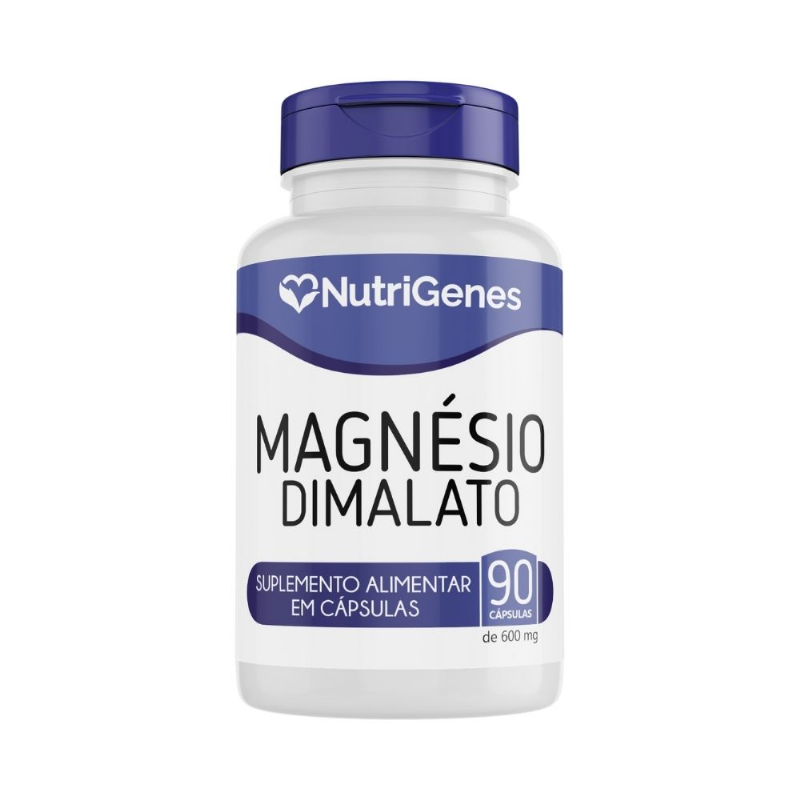 Magnsio Dimalato 90 Caps. 600 Mg -  Nutrigenes