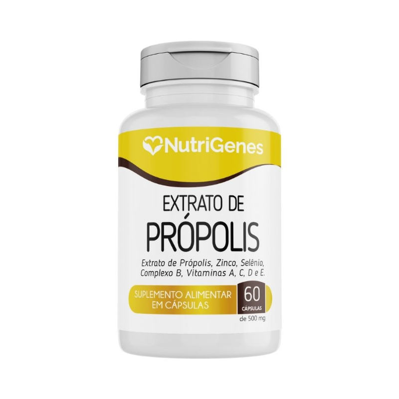 Extrato De Prpolis - 500 Mg - 60 Cap - Nutrigenes