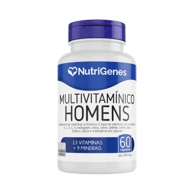 Multivitamnico Homens - 560 Mg - 60 Cp - Nutrigenes