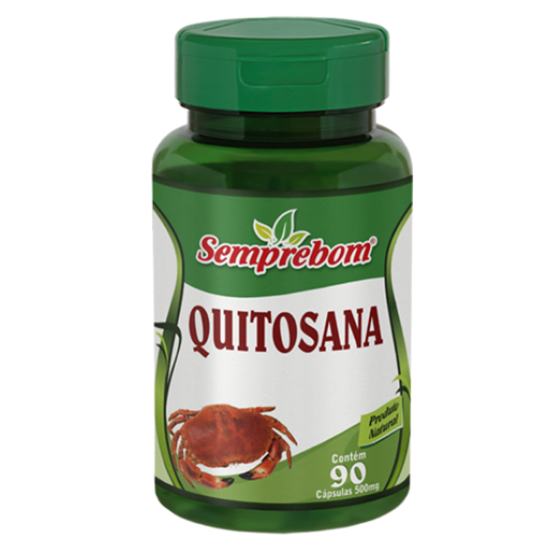 Quitosana - 90 caps. (500 mg) - Semprebom