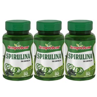 Spirulina - Semprebom - 270 caps - 500 mg