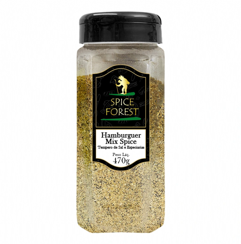 Hamburguer Mix Spice Tempero de Sal e Especiarias 470g - Sem Glten - Spice Forest