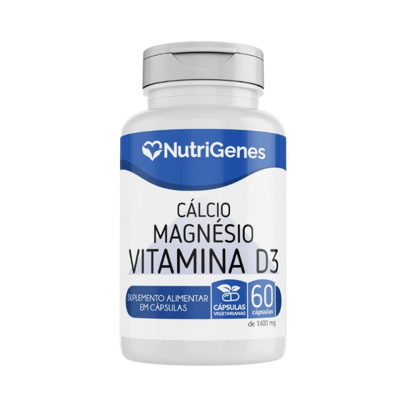Clcio Magnsio E Vitamina D3 Concentrado 60 Cap 1400mg